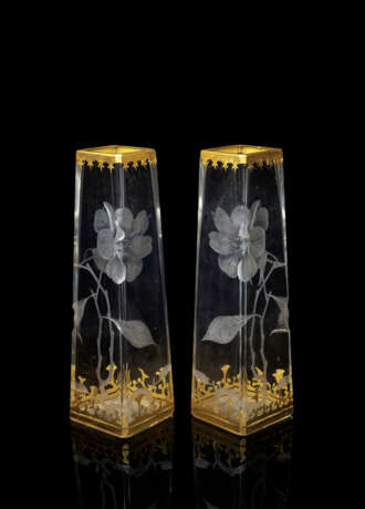 Paar Vierkant-Vasen - Foto 2