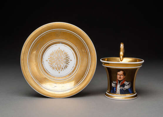 Tasse mit Portrait des Königs Friedrich Wilhelm III von Preußen - Foto 1