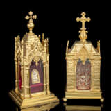 Zwei Reliquienschreine im gotischen Stil - Foto 1