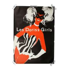 GRUAU, RENÈ, ATTR. (1909-2004), Werbeplakat "LES DORISS GIRLS",Ende 1950er Jahre,