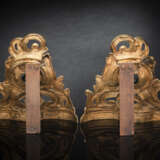 Paar Kaminböcke im Louis-XV-Stil mit Putten - photo 2