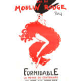 Plakat zur Show "BAL DU MOULIN ROUGE - FORMIDABLE", Paris 1988, Entwurf RENÈ GRUAU, - фото 1