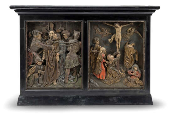 Zwei Relieftafeln aus der Passion Christi - Foto 1