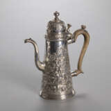 Georg II Silber-Kaffeekanne - Foto 1
