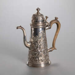 Georg II Silber-Kaffeekanne