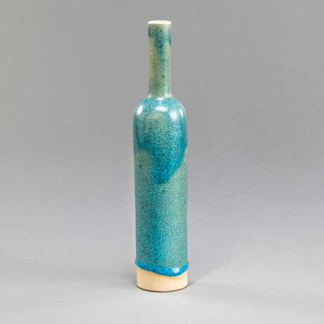 Vase mit Türkisglasur - Foto 1