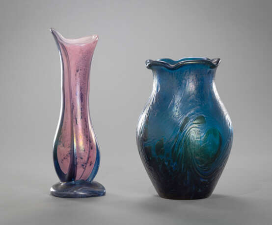 Zwei moderne Glas-Vasen - photo 2