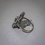 Art-Déco-Ring mit Strass-Besatz - photo 6