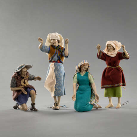 Vier Krippenfiguren aus dem Bethlehemer Kindermord - фото 1