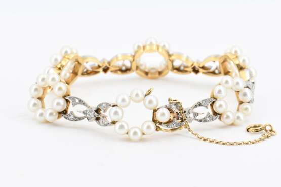 Pearl Diamond Bracelet - фото 3