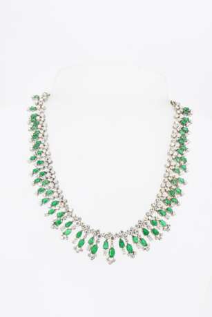 Emerald Diamond Necklace - фото 2