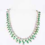 Emerald Diamond Necklace - фото 4