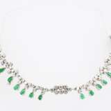 Emerald Diamond Necklace - фото 6