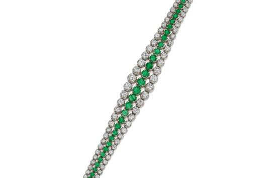 Emerald Diamond Bracelet - photo 1