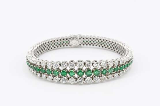 Emerald Diamond Bracelet - photo 4