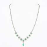 Emerald Diamond Necklace - фото 3
