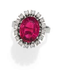 Rubellite Ring