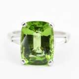 Peridot Diamond Ring - фото 2