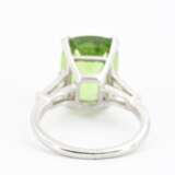 Peridot Diamond Ring - фото 4