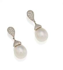 Pearl Diamond Earrings