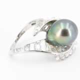 Tahiti Pearl-Diamond Set: Ring and Earrings - фото 4