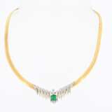 Emerald Diamond Necklace - фото 3