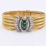 Emerald Diamond Bracelet - фото 2