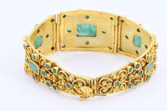 Historicising Emerald Set: Bracelet and Necklace - фото 6