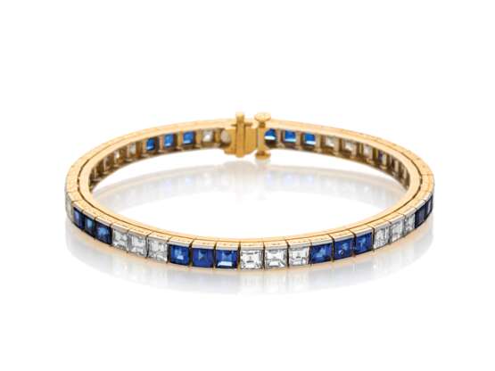 Sapphire Diamond Bracelet - photo 1