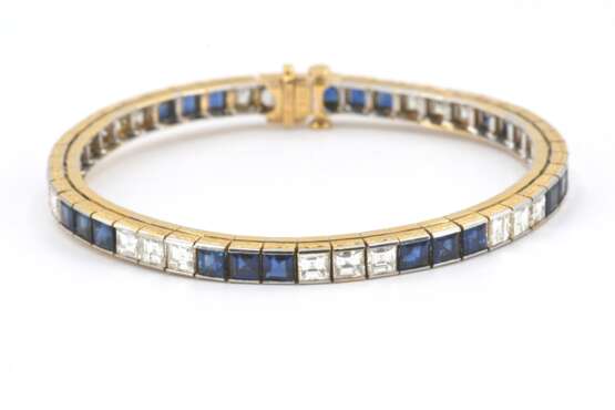 Sapphire Diamond Bracelet - фото 2