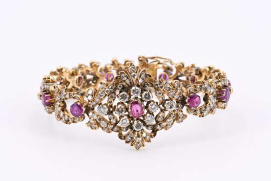 Ruby Diamond Set: Bracelet and Ring - фото 2