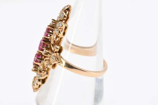 Ruby Diamond Set: Bracelet and Ring - Foto 5