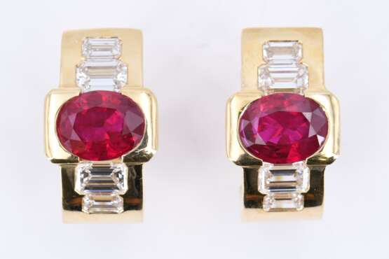 Ruby Diamond Set: Ring and Earrings - photo 5