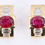 Ruby Diamond Set: Ring and Earrings - photo 5