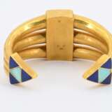 Lapis Lazuli and Turquoise Bangle - Foto 3