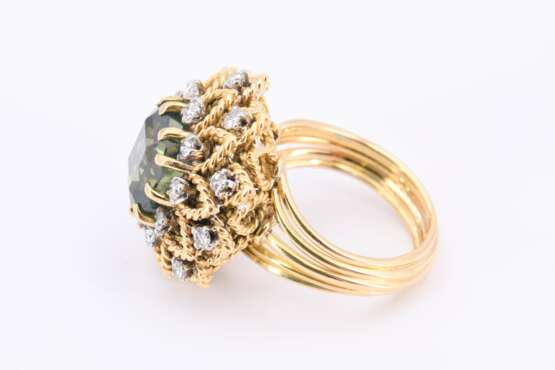 Zircon Diamond Ring - photo 3