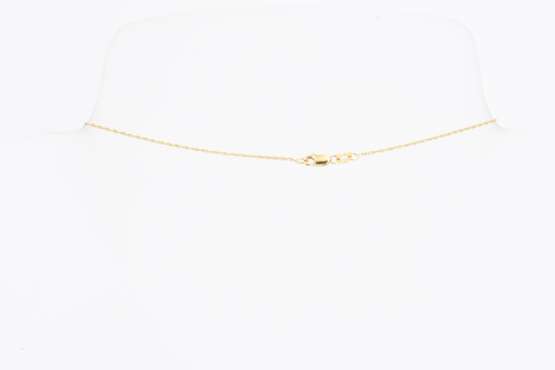 Garnet Diamond Pendant Necklace - photo 6