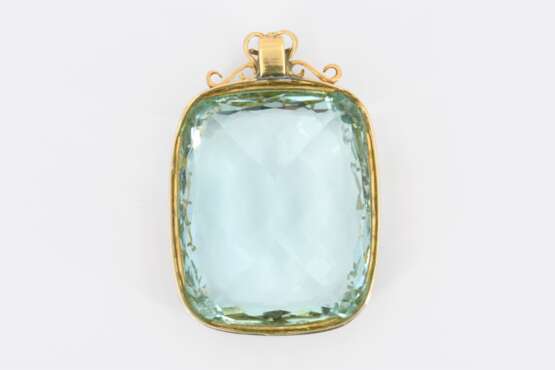 Aquamarine pendant - photo 3