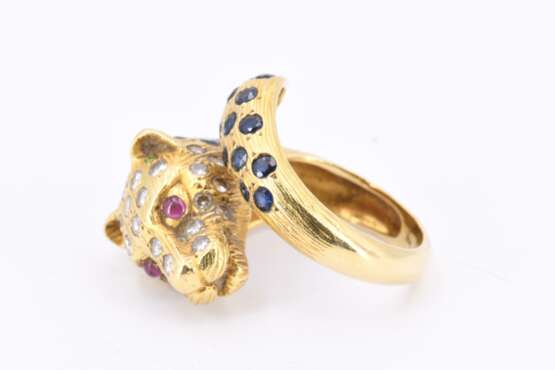 Gemstone Diamond Set: 2 Rings, Pendant and Earclips - photo 14