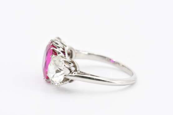 Burma Ruby Diamond Ring - photo 3
