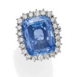 Sapphire Diamond Ring - фото 1
