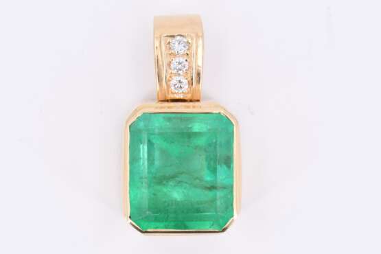 Emerald Diamond Pendant - Foto 2