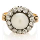 Pearl Diamond Ring - Foto 1