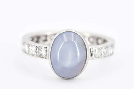 Sapphire Diamond Ring - Foto 2