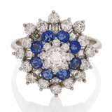 Sapphire Diamond Ring - Foto 1