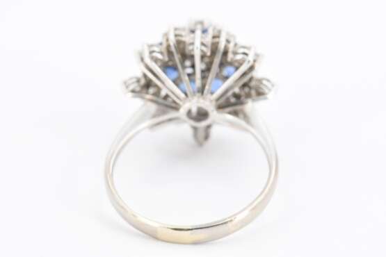 Sapphire Diamond Ring - Foto 4