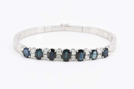 Sapphire Diamond Bracelet - фото 2