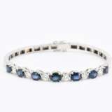 Sapphire Diamond Bracelet - photo 2