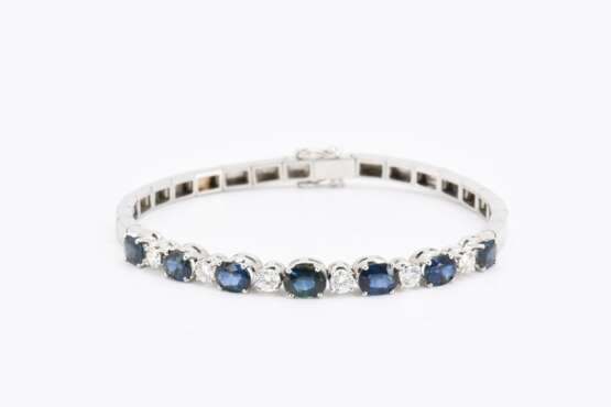 Sapphire Diamond Bracelet - фото 4