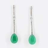 Emerald Diamond Earrings - фото 2